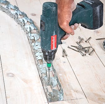 Montering formbar gipsplate 1 Montering formbar gipsplate 1